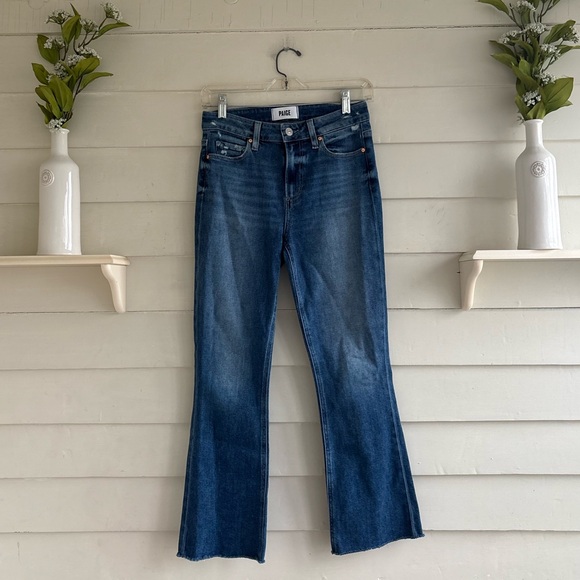 PAIGE Denim - PAIGE Colette Crop Flare Jeans Size 26